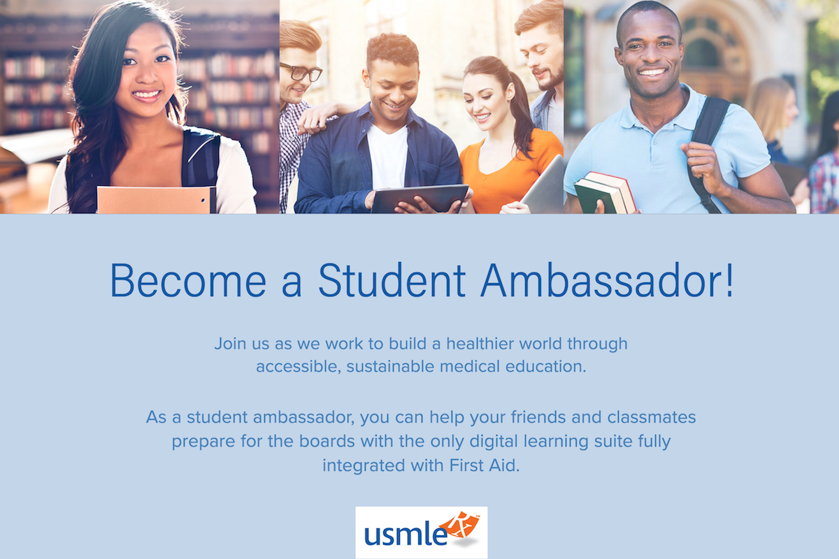 Become a Student Ambassador for USMLE-Rx